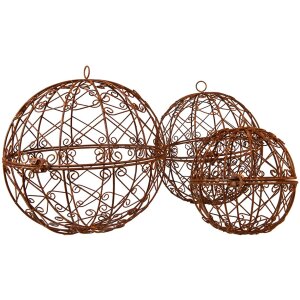 Clayre & Eef 6Y5442L Décoration Boule Ø 30x30 cm Couleur cuivre