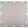 Clayre & Eef BBF01 Nappe 100x100 cm Beige - Bleu