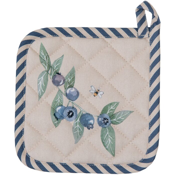 Clayre & Eef BBF45K Manique enfant 16x16 cm Beige - Bleu