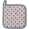 Clayre & Eef BBF45K Manique enfant 16x16 cm Beige - Bleu