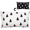 Clayre & Eef BWX36-1 Housse de coussin 30x50 cm blanc - noir