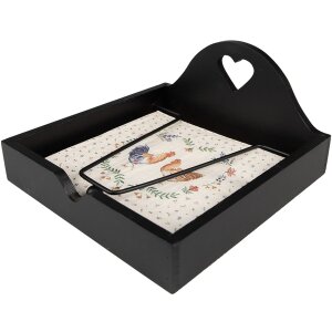 Clayre & Eef CAR73 Serviettes en papier 33x33 cm (20...