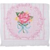 Clayre & Eef CT026 Serviette dinvité 40x66 cm Rose - Bleu