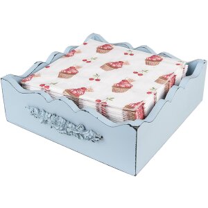 Clayre & Eef CUP73-1 Serviettes en papier 33x33 cm...