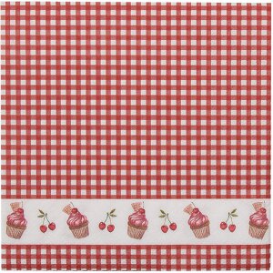 Clayre & Eef CUP73-2 Serviettes en papier 33x33 cm...