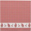 Clayre & Eef CUP73-2 Serviettes en papier 33x33 cm (20 pièces) Rouge - Blanc