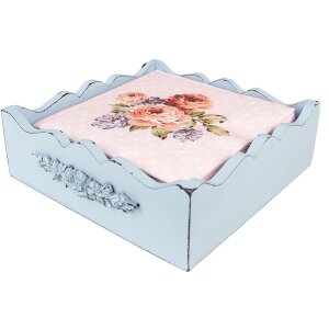 Clayre & Eef DTR73-2 Serviettes en papier 33x33 cm (20 pièces) Rose