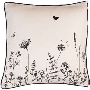 Clayre & Eef FAF21 Housse de coussin 40x40 cm Beige -...