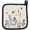 Clayre & Eef FAF45 Manique 20x20 cm Beige - Noir