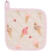 Clayre & Eef FAS45K Manique enfant 16x16 cm Beige - Rose