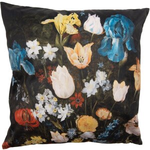 Clayre & Eef KT021.309 Housse de coussin 45x45 cm noir