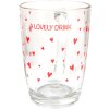 Clayre & Eef LBSGL0007 Verre à thé 11x8x11 cm - 300 ml rouge