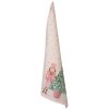 Clayre & Eef PNC42C Linge de cuisine 50x70 cm Beige - Rose