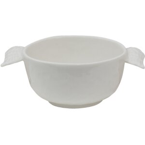 Clayre & Eef WINBO Bol 14x10x5 cm - 150 ml Blanc Bol...