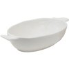 Clayre & Eef WINPSO plat ovale 26x14x5 cm blanc plat de service