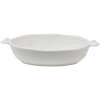 Clayre & Eef WINPSO plat ovale 26x14x5 cm blanc plat de service