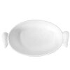 Clayre & Eef WINPSO plat ovale 26x14x5 cm blanc plat de service