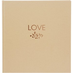 Goldbuch album de mariage natureAmour marron 25x25 cm 60...