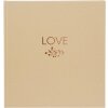 Goldbuch album de mariage natureAmour marron 25x25 cm 60 pages blanches