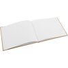 Goldbook livre dor Forever brun 25x20 cm 100 pages blanches