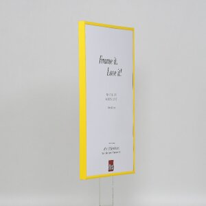 Effect Cadre plastique Art jaune 25x50 cm verre clair