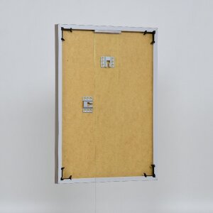 Cadre plastique Effect Art platine 62x93 cm verre clair