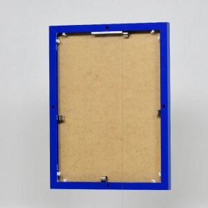 Effect Aluminium Cadre Quadro 25x50 cm Bleu Verre clair Haut Transversal