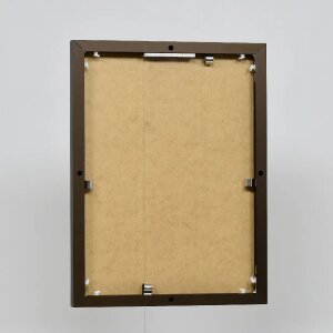 Cadre photo Effect en aluminium Quadro 29,7x42 cm bronze verre clair MDF