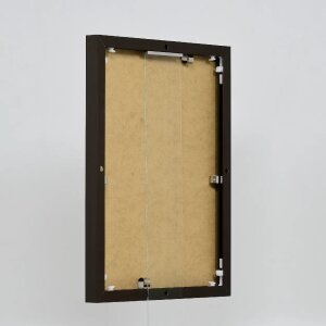 Cadre photo Effect en aluminium Quadro 29,7x42 cm bronze verre clair MDF