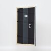 Cadre en bois Effect Profil 32 gris-bleu 30,5x91,5 cm verre normal