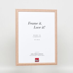 Cadre en bois Effect Profil 32 brun clair 30,5x91,5 cm verre normal