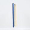 Effect cadre en bois profil 35 bleu 23x70 cm verre normal