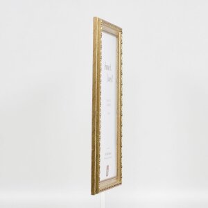 Cadre baroque en bois Effect profil 37 argent antique 30x30 cm verre normal