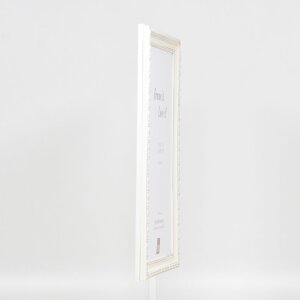 Cadre baroque en bois Effect profil 37 blanc 59,4x84,1 cm verre normal