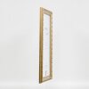 Cadre baroque en bois Effect profil 37 argent antique 70x100 cm verre normal