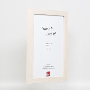 Effect Cadre photo en bois Profil 52 blanc 30x45 cm verre normal