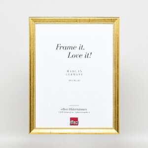 Effect Cadre photo en bois Profil 85 Or 10x10 cm verre normal