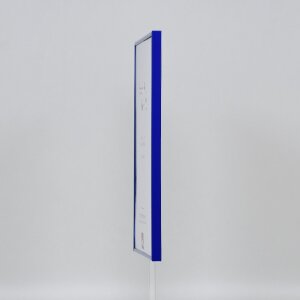 Cadre plastique Effect Art bleu 25x50 cm verre antireflet