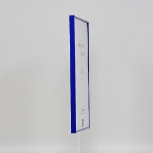 Cadre plastique Effect Art bleu 25x50 cm verre antireflet