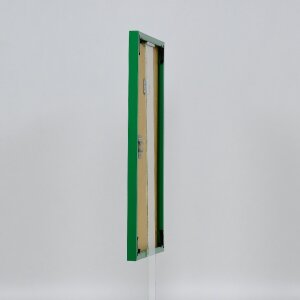 Cadre plastique Effect Art vert 25x50 cm verre antireflet