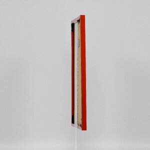 Cadre plastique Effect Art rouge 29,7x42 cm verre antireflet