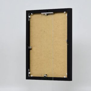 Effect cadre photo aluminium Quadro 21x29,7 cm noir verre antireflet