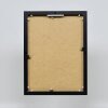 Cadre photo Effect en aluminium Quadro 50x70 cm noir Verre antireflet