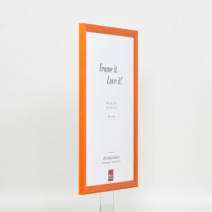 Cadre en bois Effect Profil 89 saumon 30x30 cm verre antireflet