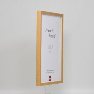 Cadre en bois Effect Profil 35 chêne 25x70 cm verre normal + entretoise