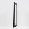 Effect miroir mural profilé bois 94 noir 59,4x84,1 cm miroir