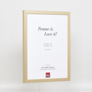 Miroir mural Effect profilé en bois Top Cube miroir doré 40x60 cm