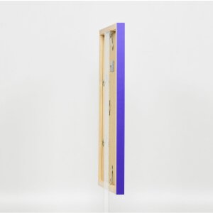 Cadre en bois Effect Top Cube 50x50 cm violet verre acrylique qualité musée