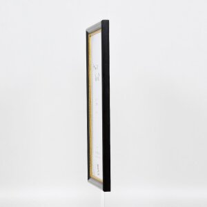 Effect Cadre photo en bois Profil 85 Noir 35x50 cm verre musée