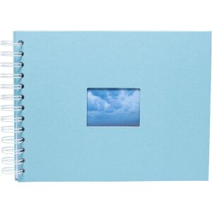 HNFD Album spirale BULDANA aqua 23x17 cm 40 pages blanches